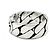 Gucci Anello intrecciato in argento - vista 2