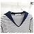 Dior Riviera Marinière Motif Strickpullover Kurzarm - Ansicht 4