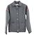 Thom Browne Work Jacket aus Woll-Kaschmir-Baumwoll-Loopback Hellgrau