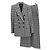 Dolce & Gabbana Conjunto de Blazer y Pantalones de Lana Houndstooth Prince