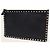 Valentino Clutch Rockstud in pelle grana nera Nero - vista 2