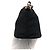 Prada Pouch in nylon con logo triangolo dorato e tracolla Nero - vista 4