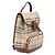 Burberry Classic Haymarket Check Pocket Drawstring Backpack Brown - view 2