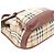 Burberry Classic Haymarket Check Pocket Drawstring Backpack Brown - view 7