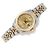 Rolex Orologio Combi da donna Datejust con diamanti originali e quadrante champagne gold D'oro - vista 21