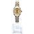 Rolex Orologio Combi da donna Datejust con diamanti originali e quadrante champagne gold D'oro - vista 3