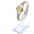 Rolex Orologio Combi da donna Datejust con diamanti originali e quadrante champagne gold D'oro - vista 4
