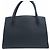 Prada Borsa Tote Media in Pelle Saffiano Nera Nero - vista 5
