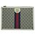 Gucci Borsa a Pochette Portfolio Ophidia GG Supreme Marrone
