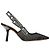 J'Adior Slingback Pumps Black Cannage Motif Technical Fabric