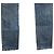 Balmain Jeans Biker con Cerniera Argentata Blu - vista 4