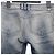 Balmain Jeans Biker con Bottoni Dorati e Zip Blu - vista 5