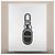 Dior Porta-chaves CD Icon em pele de vitelo grão preto - vista 2