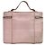 Dior Travel Cannage Embroidery Mesh Vanity Case Tote Bag Pink Large - view 5