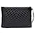 Saint Laurent Clutch Monogram New Medium Nero - vista 3