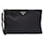 Prada Clutch Re-Nylon Tessuto Strap Nero