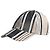 Dior Gorra Riviera Oblique Sun Stripe Gray Blue en jacquard de algodón y seda