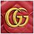 Gucci Borsa a tracolla con catena GG Marmont Matelassé Red Rosso - vista 13