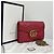 Gucci Borsa a tracolla con catena GG Marmont Matelassé Red Rosso - vista 6