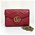 Gucci Borsa a tracolla con catena GG Marmont Matelassé Red Rosso - vista 7