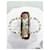 Dior Borsa Tote e Borsa a Tracolla Lady Delight Medium Bianco - vista 3