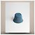 Dior Sombrero Bucket Teddy de ala estrecha Blue Cotton Linen Denim - Ansicht 4