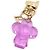 Louis Vuitton Portachiavi e charm per borsa Mini Vivienne Spider in resina rosa - vista 2
