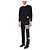 Thom Browne Pantalon Chino Unconstructed Stripe RWB Tab - vue 4