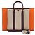 Hermès Borsa Tote e Borsa a Tracolla Garden Party in tela Arancione