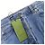 Gucci Pantalones de mezclilla para mujer Cotton Ramsper Roll-Up Azul - vista 5