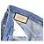 Gucci Pantalones de mezclilla para mujer Cotton Ramsper Roll-Up Azul - vista 7