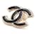Chanel Orecchini CC Logo Black Gold Nero  - vista 3