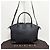 Gucci Borsa Tote in pelle Microshima Borsa a tracolla Nero - vista 5