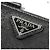 Prada Portacarte con zip e logo Triangle Nero - vista 7