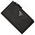 Prada Portacarte con zip e logo Triangle Nero - vista 8