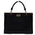 Chanel Borsa Tote Grande Black Coco Lux con tracolla a catena dorata Nero - vista 4