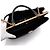 Chanel Borsa Tote Grande Black Coco Lux con tracolla a catena dorata Nero - vista 5