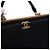 Chanel Borsa Tote Grande Black Coco Lux con tracolla a catena dorata Nero - vista 8