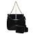 Prada Borsa hobo multi Re-Edition in pelle Saffiano nera con catena dorata