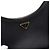 Prada Borsa hobo multi Re-Edition in pelle Saffiano nera con catena dorata - vista 9