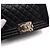 Chanel Borsa a tracolla e crossbody Boy Small in pelle d'agnello con catena dorata Nero - vista 11