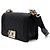 Chanel Borsa a tracolla e crossbody Boy Small in pelle d'agnello con catena dorata Nero - vista 3