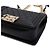 Chanel Borsa a tracolla e crossbody Boy Small in pelle d'agnello con catena dorata Nero - vista 9