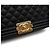 Chanel Borsa a tracolla Boy Large Flap in pelle d'agnello nera con catena dorata Crossbody - vista 12