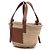 Loewe Piccola borsa tote in rattan e rafia marrone - vista 2