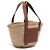 Loewe Piccola borsa tote in rattan e rafia marrone - vista 3