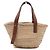 Loewe Piccola borsa tote in rattan e rafia marrone - vista 4