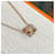 Hermès Collier Mini Pop Maronglaze/Rose Gold  - vue 5