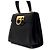 Salvatore Ferragamo Black Gancini Iconic Top Handle Small Kelly Bag - Ansicht 2