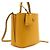 Prada Borsa Tote e Borsa a Tracolla Medium Yellow Saffiano Doblé Panier Giallo - vista 3